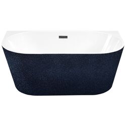 Ванна акриловая Besco Vica Glam 150x80 (Graphite/White)