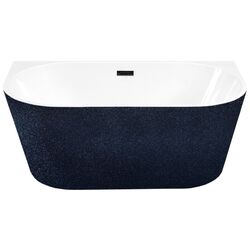 Ванна акриловая Besco Vica Glam 150x80 (Graphite/White/Black)