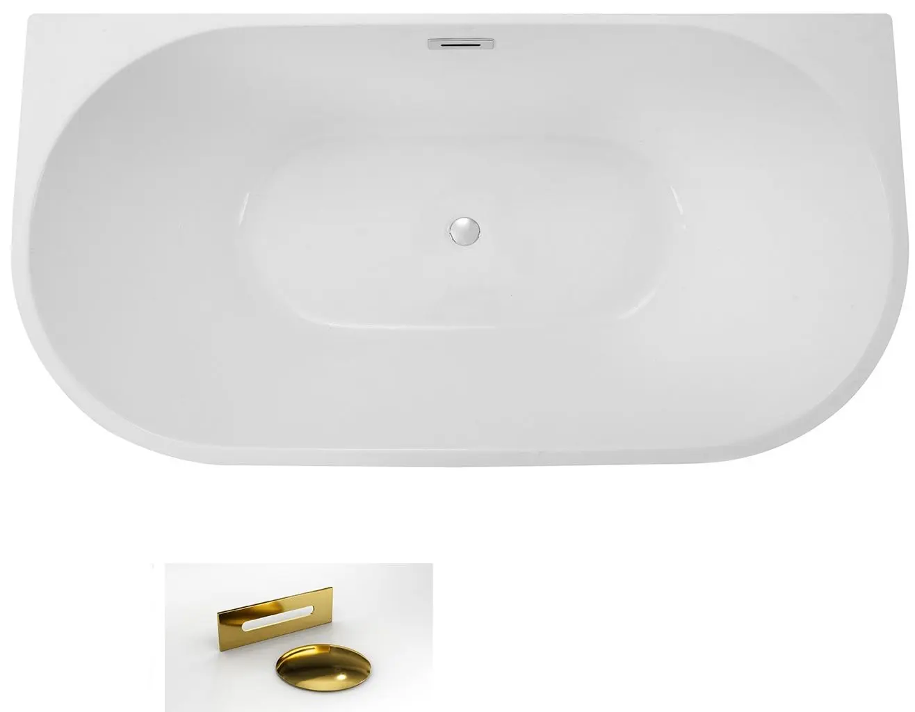 Ванна акриловая Besco Vica Glam WA-150-VSZ 150x80 (Silver) - 2