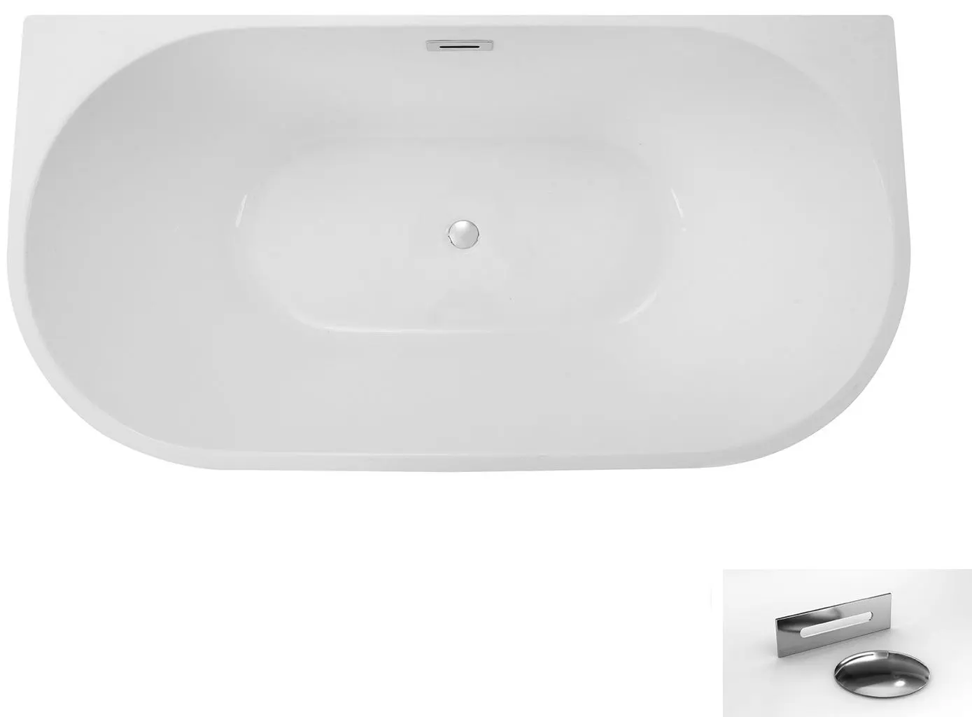 Ванна акриловая Besco Vica WAS-150-V 150x80 (White) - 2