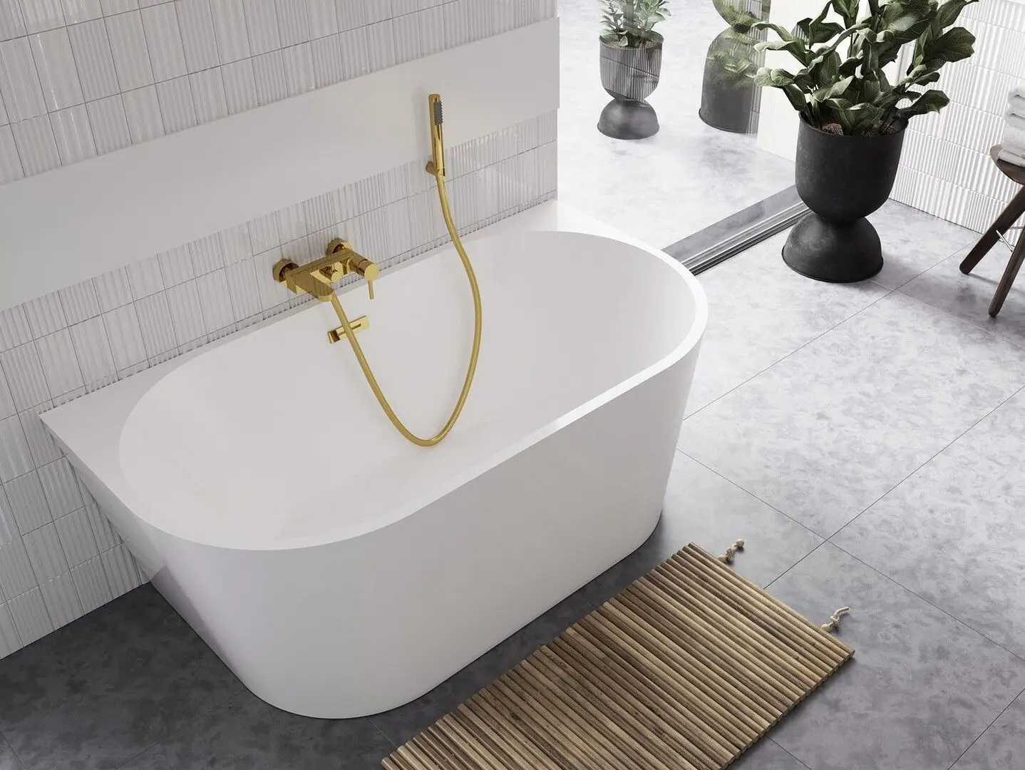 Ванна акриловая Besco Vica WAS-150-V 150x80 (White) - 6