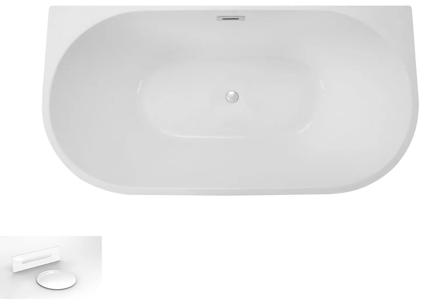 Ванна акриловая Besco Vica WAS-170-VBI 170x80 (White) - 2