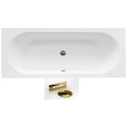 Ванна акриловая Besco Vitae Slim Plus WAV-160-SZ+ 160x75 (White) Thumb