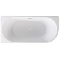 Ванна акриловая Besco Zoya Glam 150x75 Left (Graphite/White/Chrome) Thumb