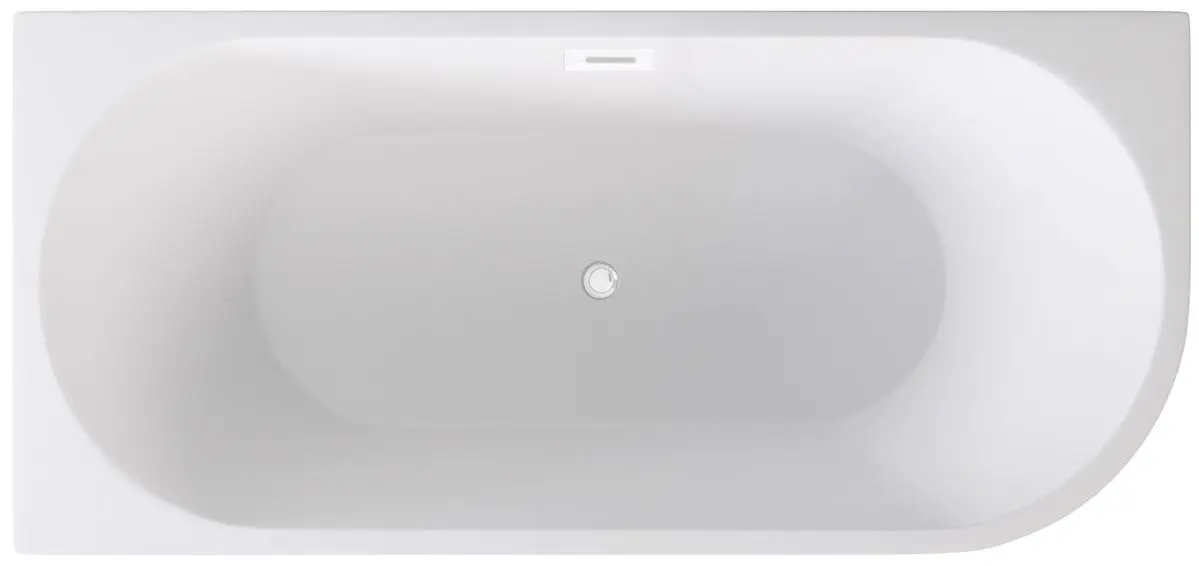 Ванна акриловая Besco Zoya Glam 150x75 Left (Graphite/White) - 3