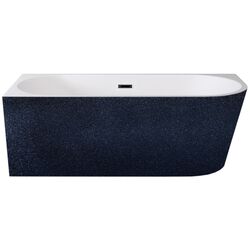 Ванна акриловая Besco Zoya Glam 170x80 Left (Graphite/White/Black)