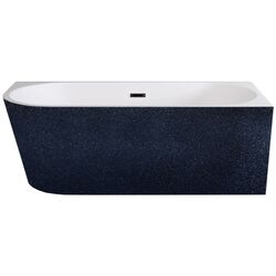 Ванна акриловая Besco Zoya Glam 170x80 Right (Graphite/White/Black)