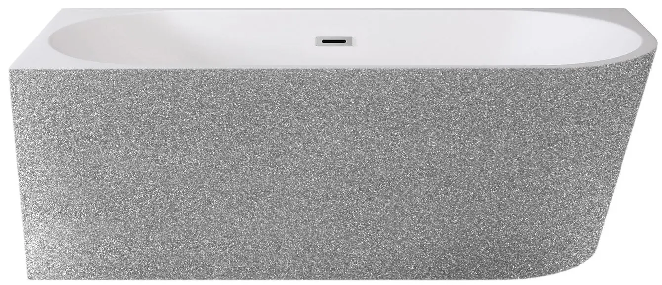 Ванна акриловая Besco Zoya Glam WA-150-ZLSG Left 150x75 (Silver)