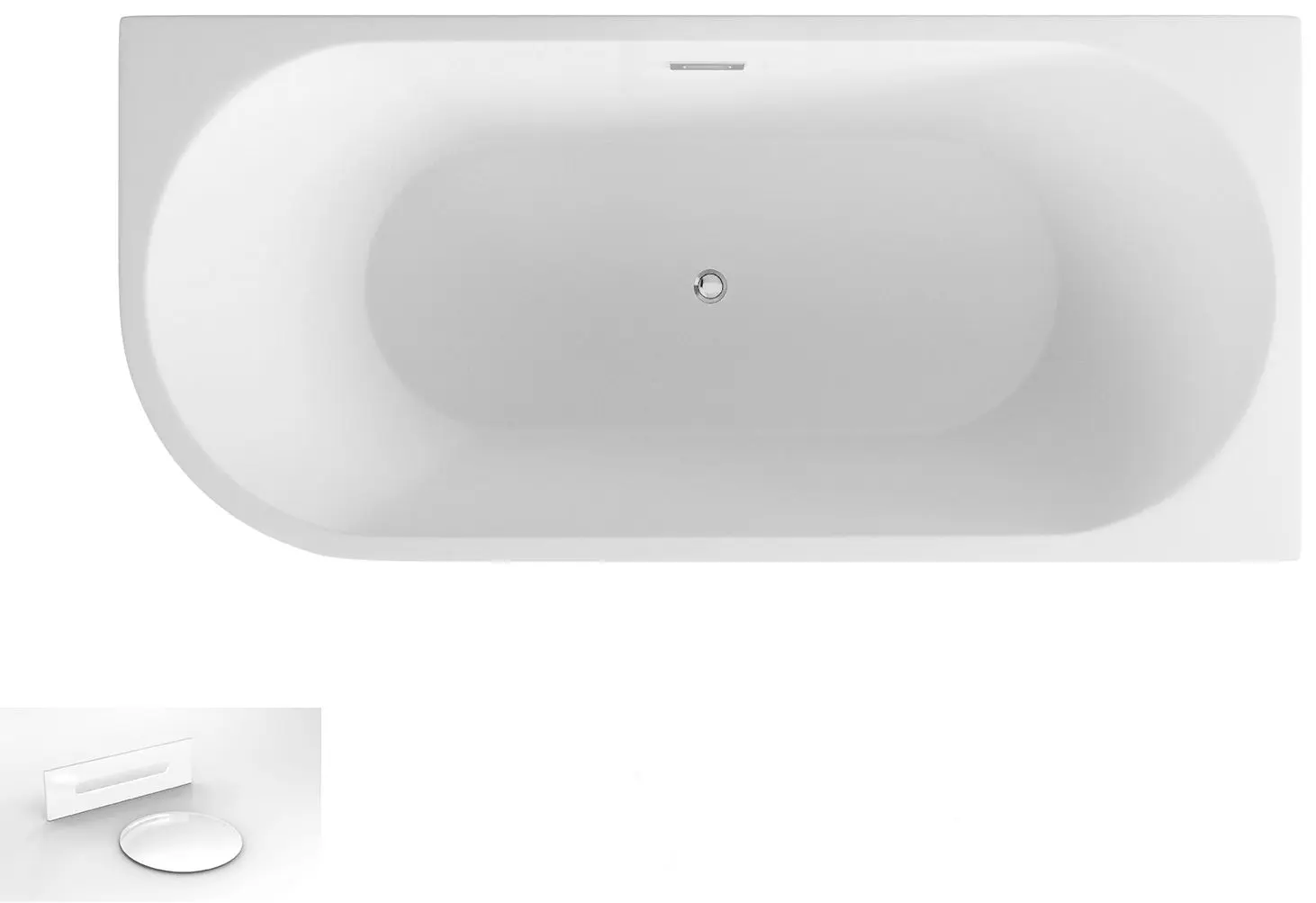 Ванна акриловая Besco Zoya WAS-150-ZLB Left 150x75 (White) - 2