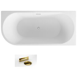 Cada de baie din acril Besco Zoya WAS-150-ZLZ Left 150x75 (White) Thumb