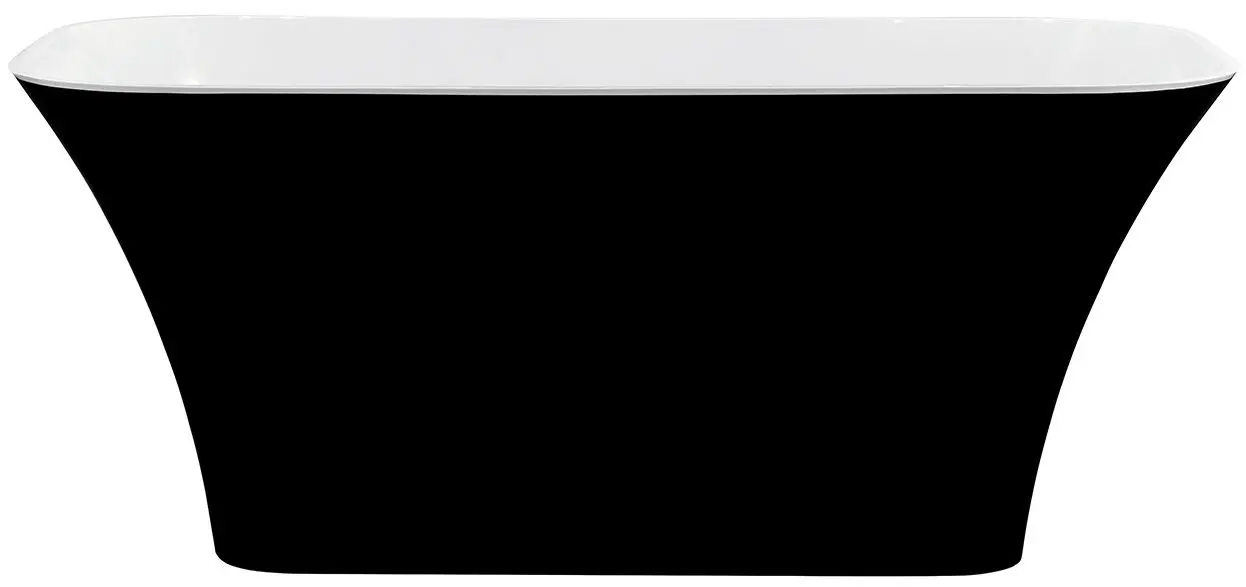 Ванна Besco Assos WMD-160-AWGR 160x70 (Black/White) - 3