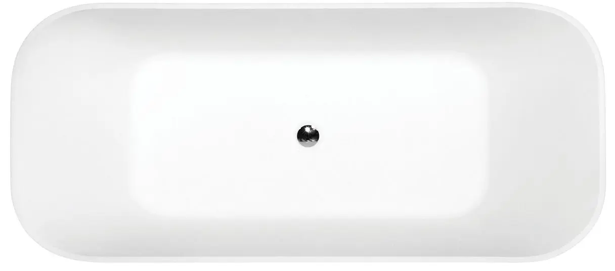 Ванна Besco Assos B&W WMD-160-AWW 160x70 (Black/White) - 3