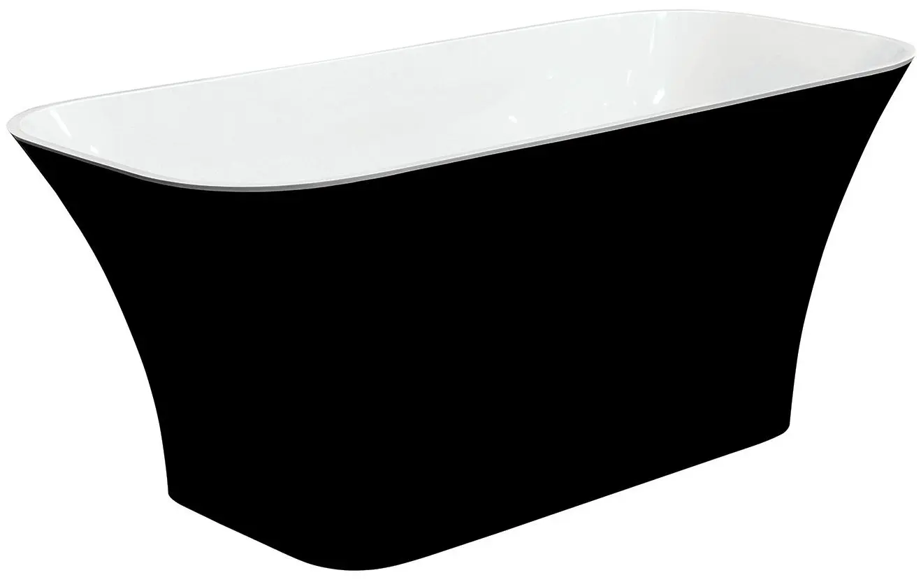 Ванна Besco Assos B&W WMD-160-AWW 160x70 (Black/White)