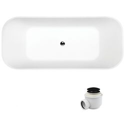 Ванна Besco Assos WMD-160-ABB 160x70 (Black/White) Thumb