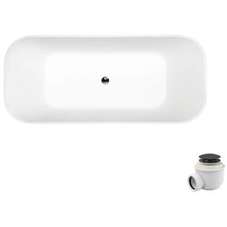 Ванна Besco Assos WMD-160-ABGR 160x70 (Black/White) Thumb