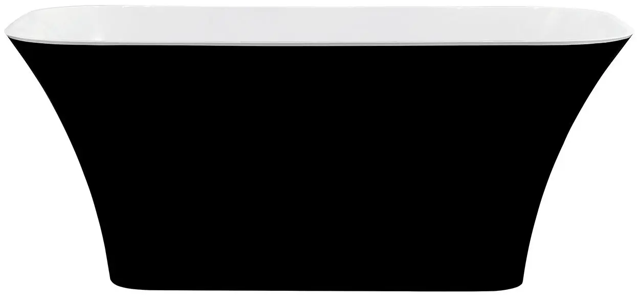 Ванна Besco Assos WMD-160-ABGR 160x70 (Black/White) - 3