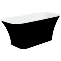 Ванна Besco Assos WMD-160-ABGR 160x70 (Black/White)