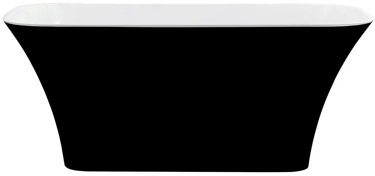 Ванна Besco Assos WMD-160-ABWB 160x70 (Black/White) - 2