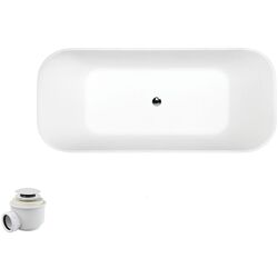 Ванна Besco Assos WMD-160-ABWB 160x70 (Black/White) Thumb