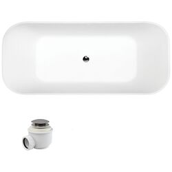 Ванна Besco Assos WMD-160-ALW 160x70 (Black/White) Thumb