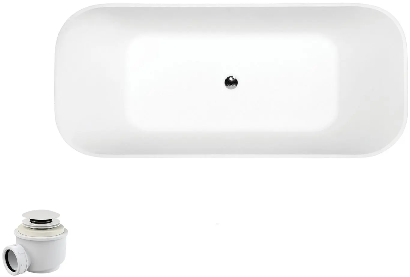 Ванна Besco Assos WMD-160-AKW 160x70 (White) - 3