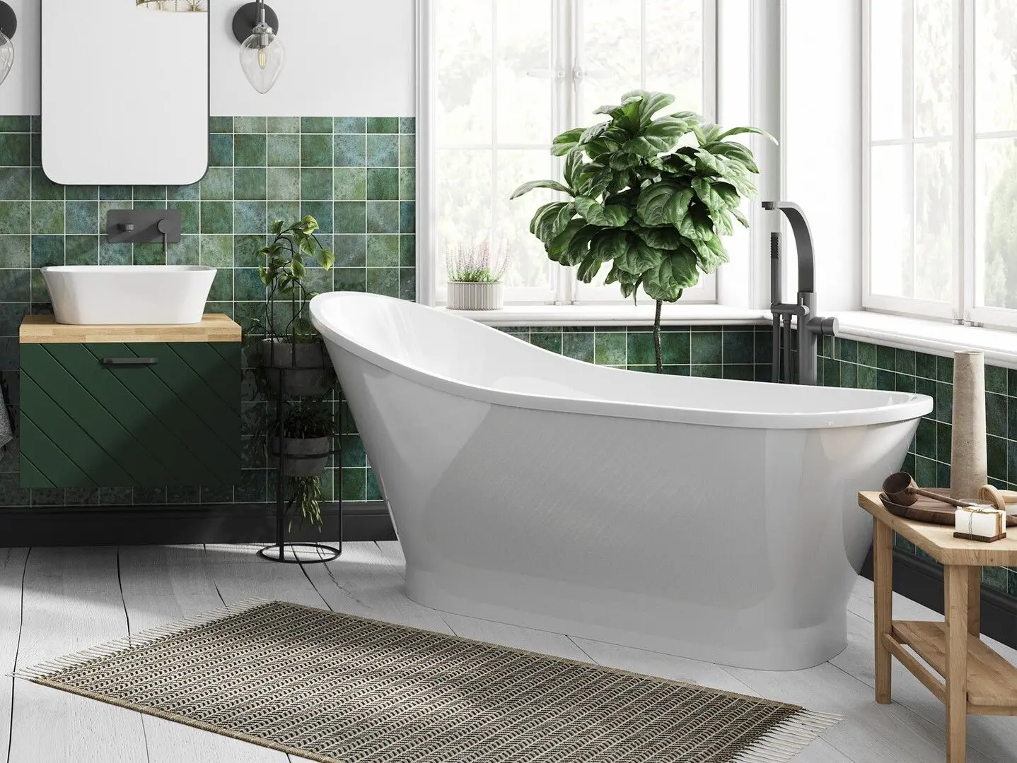 Ванна Besco Gloria WMD-160-GLC 160x68 (White) - 5