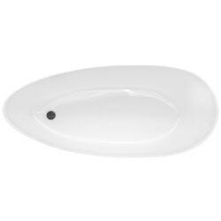 Cada de baie Besco Goya B&W 160x70 (Black/White/Graphite) Thumb