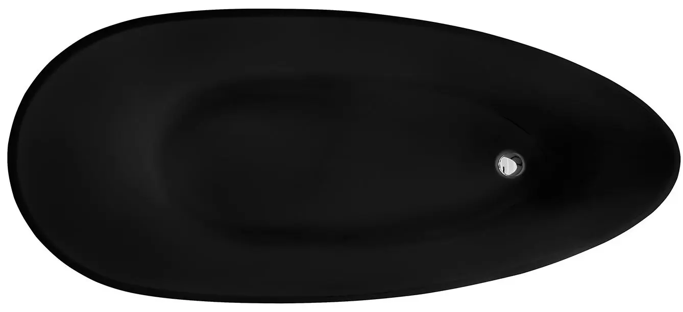 Ванна Besco Goya Black XS WMD-140-GCW 142x62 (Black) - 2