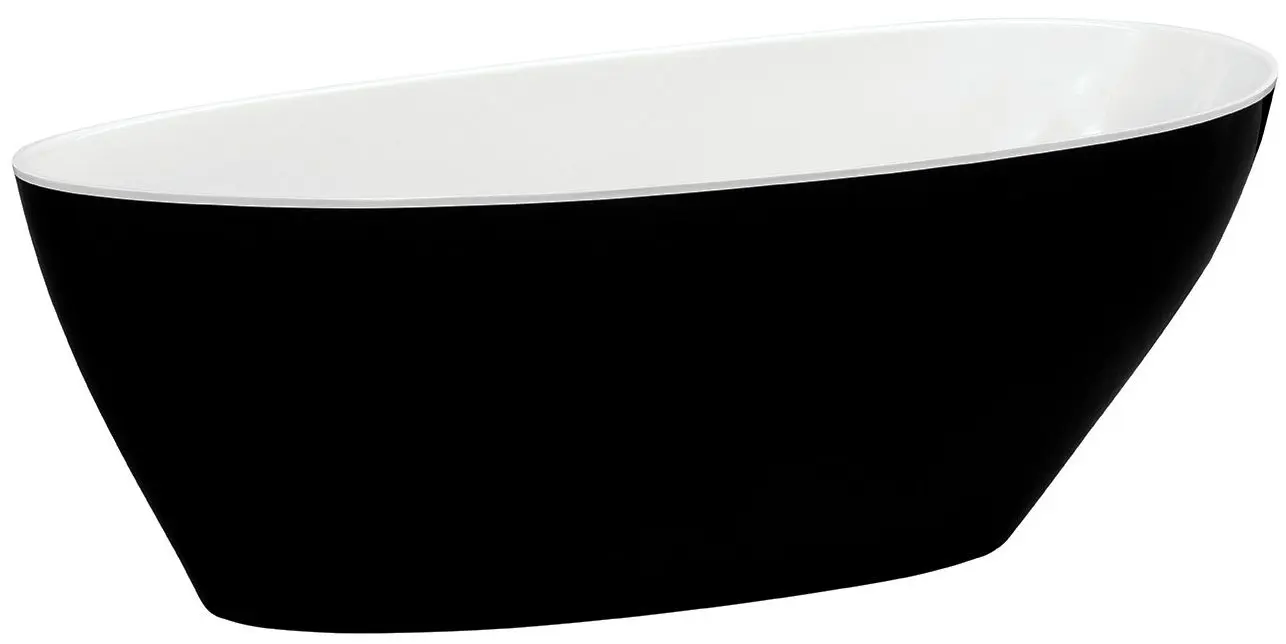 Ванна Besco Goya XS B&W WMD-140-GWG 142x62 (Black/White)