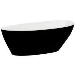 Cada de baie Besco Goya XS B&W WMD-140-GWW 142x62 (Black/White)