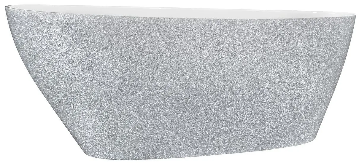 Ванна Besco Goya XS Glam WMD-140-GS 142x62 (Silver)