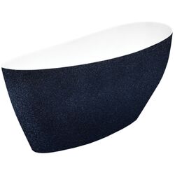 Ванна Besco Keya Glam 165x70 (Graphite/White/Chrome)