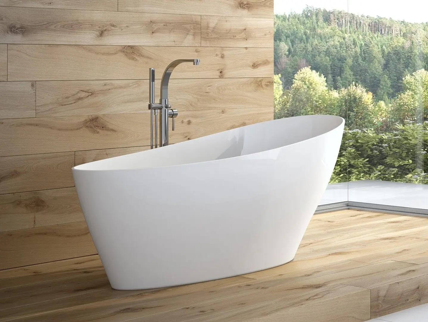 Ванна Besco Keya WMD-165-KKG 165x70 (White) - 4