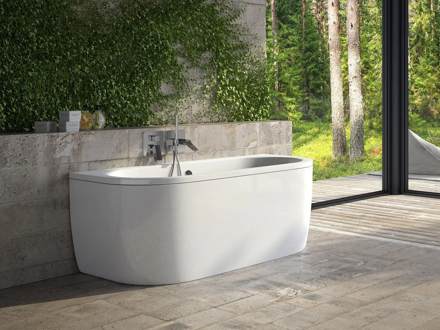 Ванна Besco Vista WKV-150-WS 150x75 (White) - 4