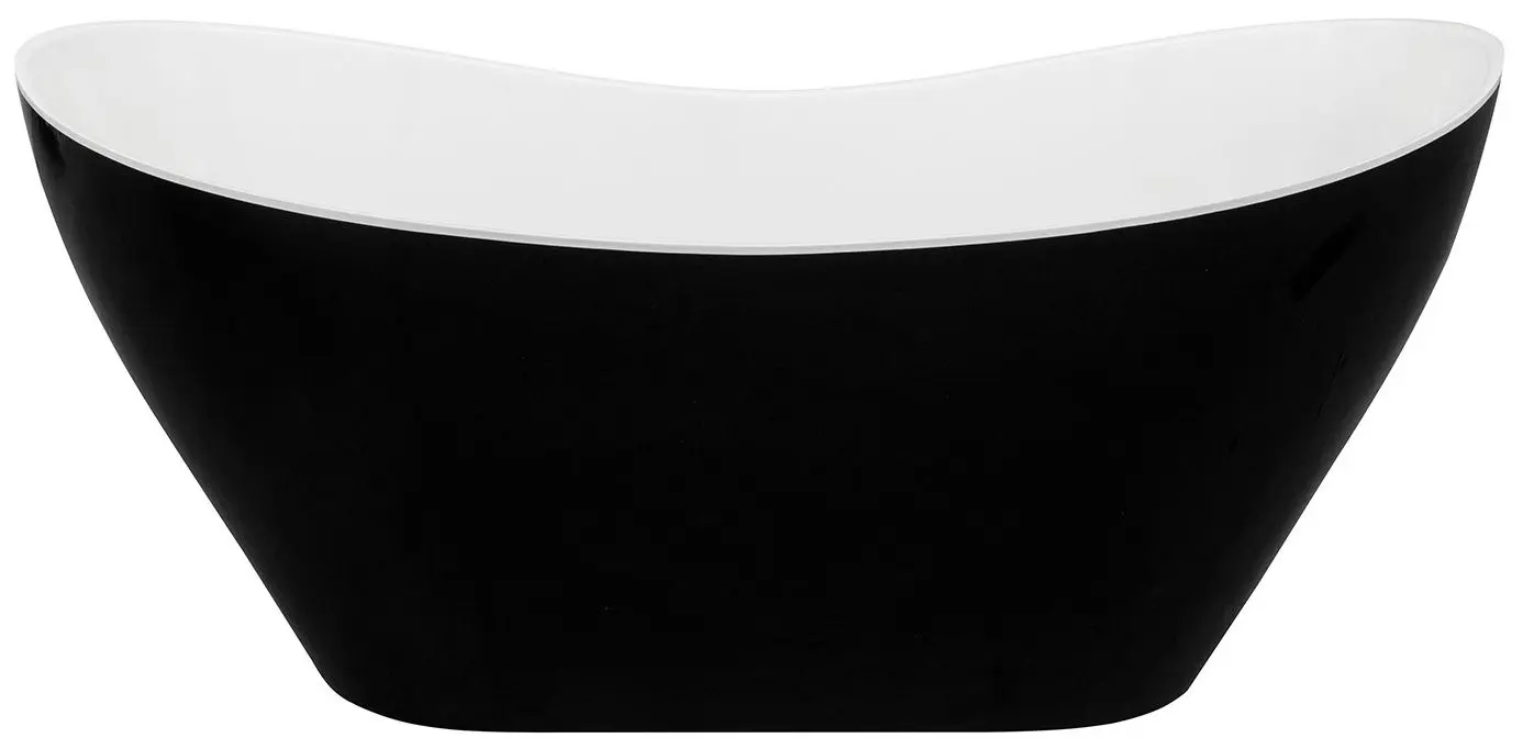 Ванна Besco Viya B&W 160x70 (Black/White/Graphite) - 3