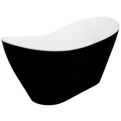 Ванна Besco Viya WMD-160-VBW 160x70 (Black/White) Thumb