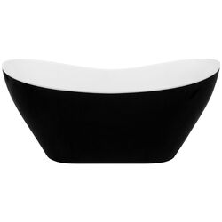 Ванна Besco Viya WMD-160-VWB 160x70 (Black/White)