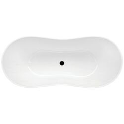 Ванна Besco Viya WMD-160-VWG 160x70 (Black/White) Thumb