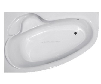 Сada de baie Bonito Home Blanca 160х105 Left + ACC (White)