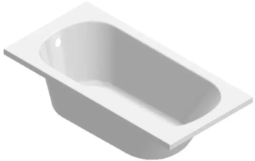 Cada de baie Bonito Home Salsa 170x70 (White) - 2