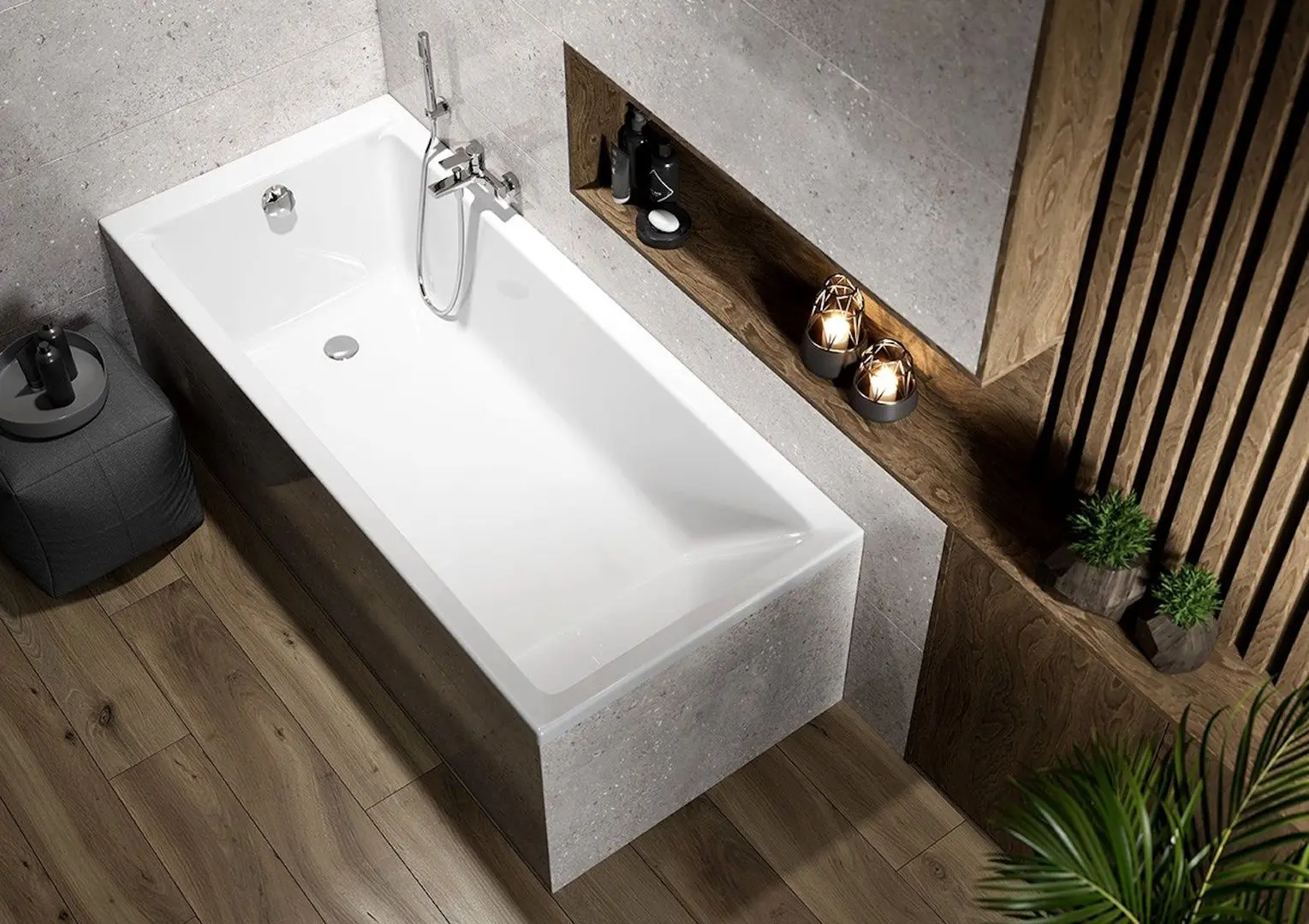 Cada Cersanit Balinea S301-143 160x70 (White)