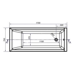 Cada baie Cersanit Blissa 170х70 (White) Thumb