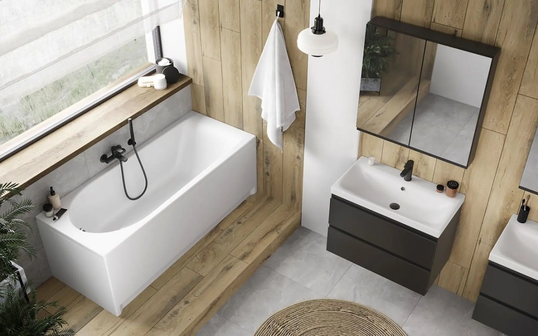 Cada Cersanit Iva S301-381 160x70 (White)