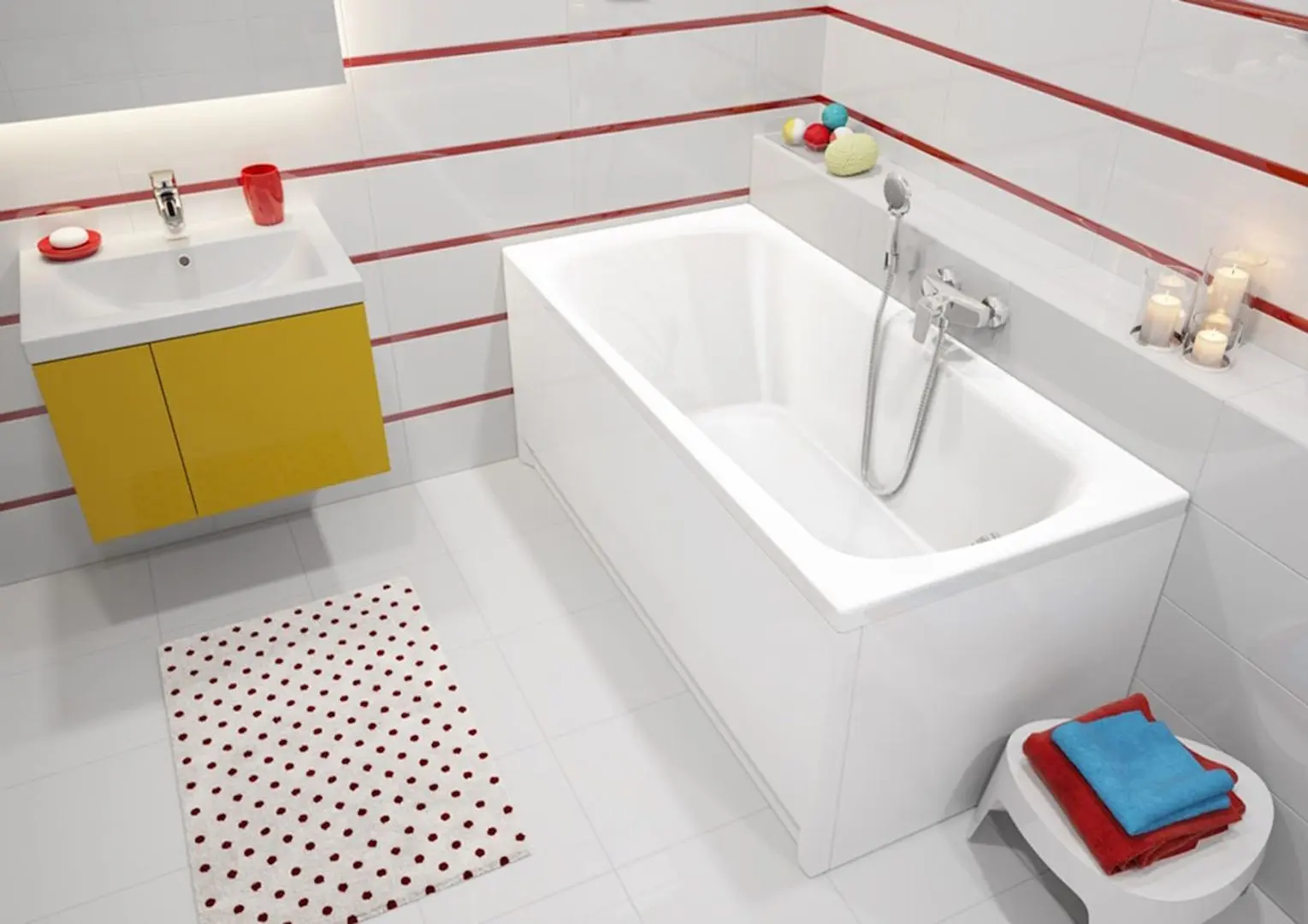 Cada Cersanit Nao S301-242 150x70 (White)