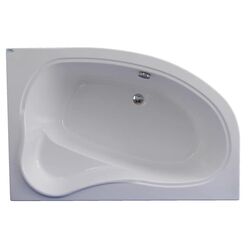 Cada de baie Cristal 101013084 150x100 Left (White)