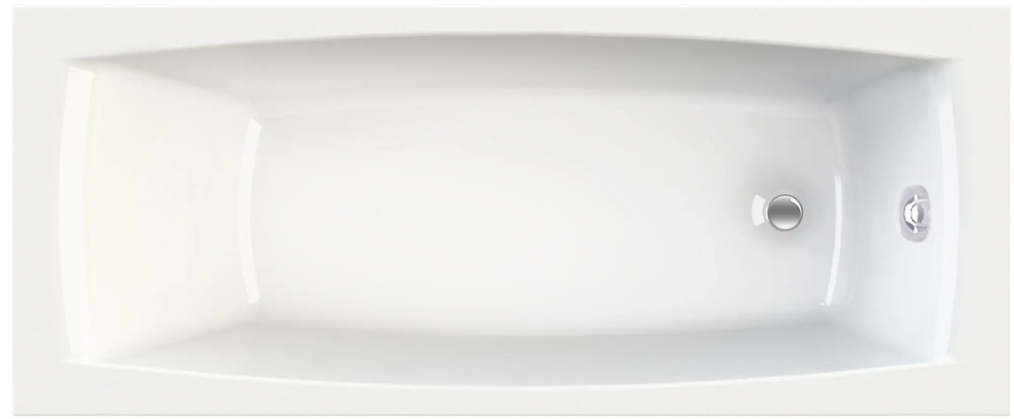 Cada de baie din acril Domani-Spa Rest 170х70 (White)