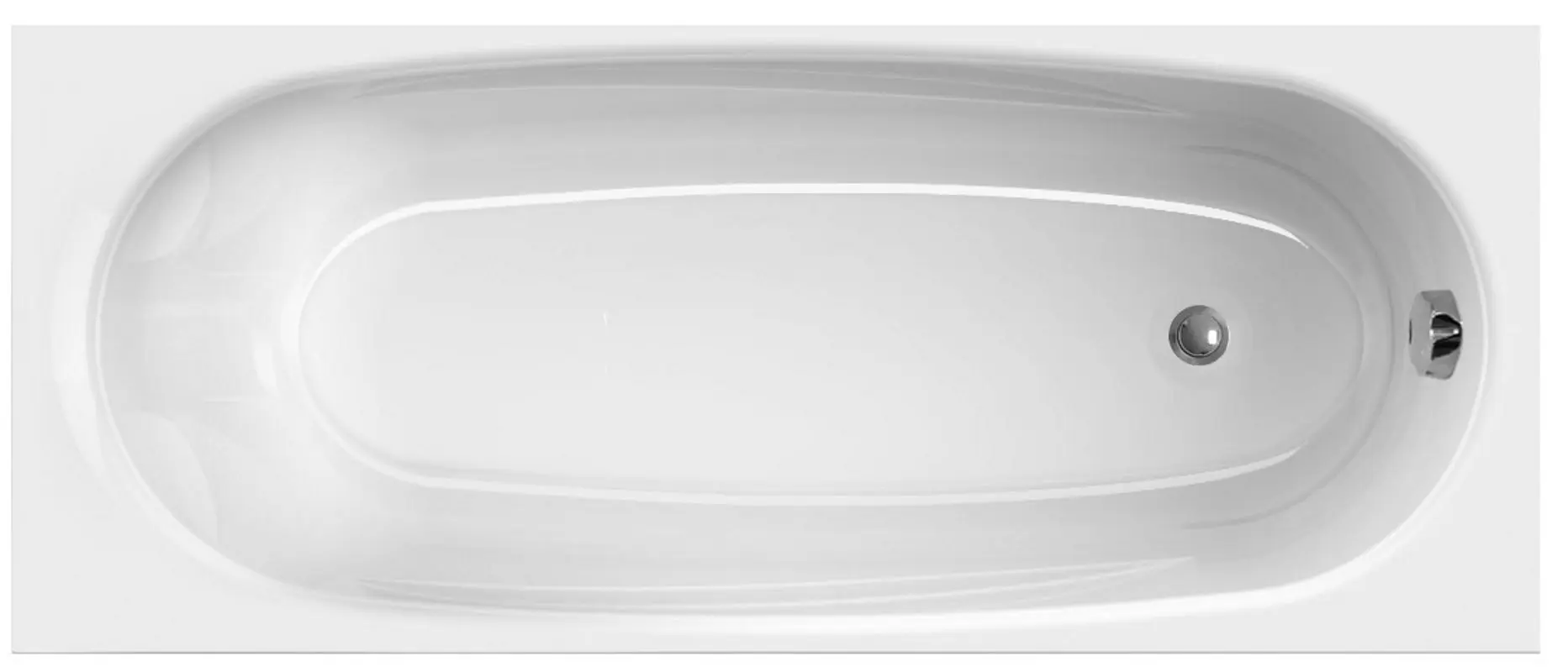 Cada de baie din acril Domani-Spa Standard 150х70 (White)