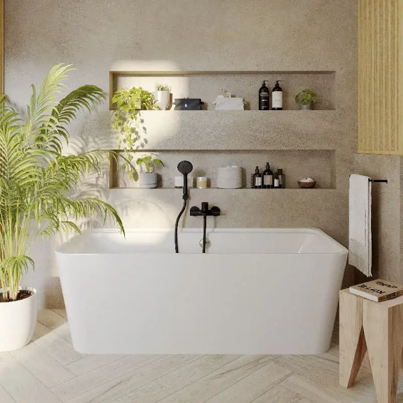 Cada de baie GoodHome Nakina 170х75 (White)