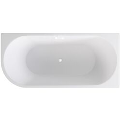 Cada de baie din acril Besco Zoya Glam 170x80 Right (Graphite/White/White Gloss) Thumb