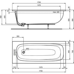 Cada de baie Ideal Standard I.Life T475901 170х70 (White) Thumb